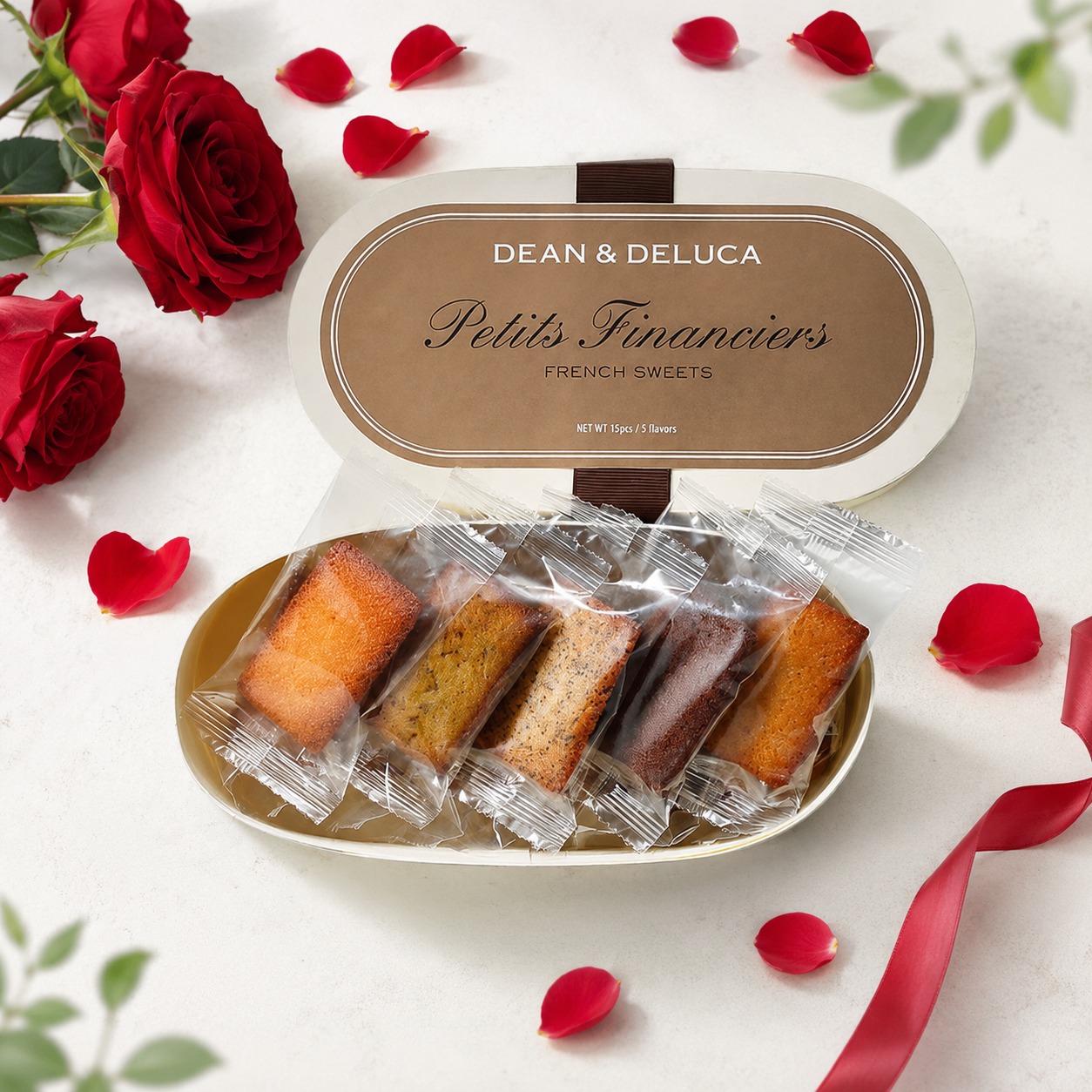 【母の日/日比谷花壇×DEAN&DELUCA】そのまま飾れるブーケと焼き菓子セット