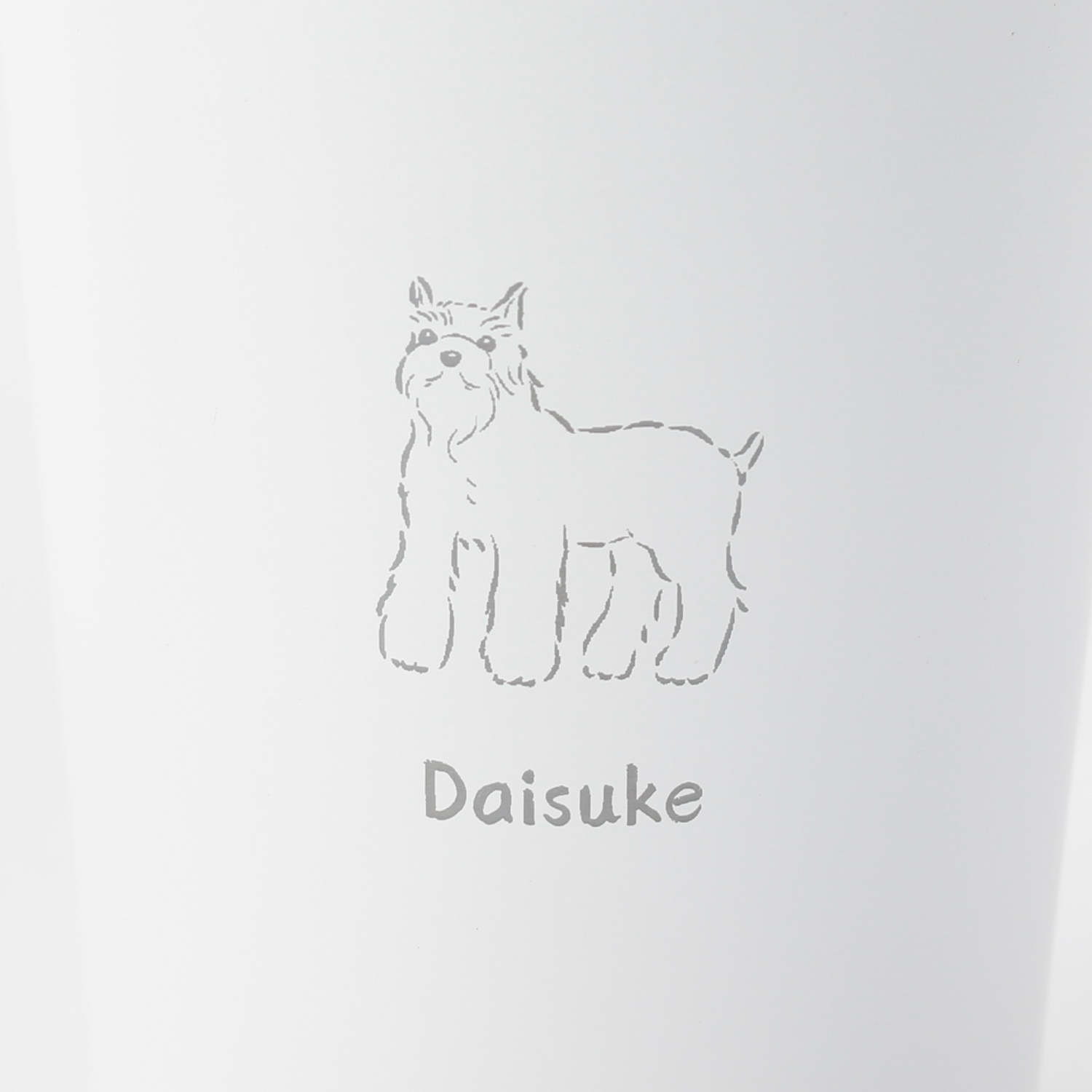 選べる犬19種 ステンレスサーモタンブラー380ml  名入れ