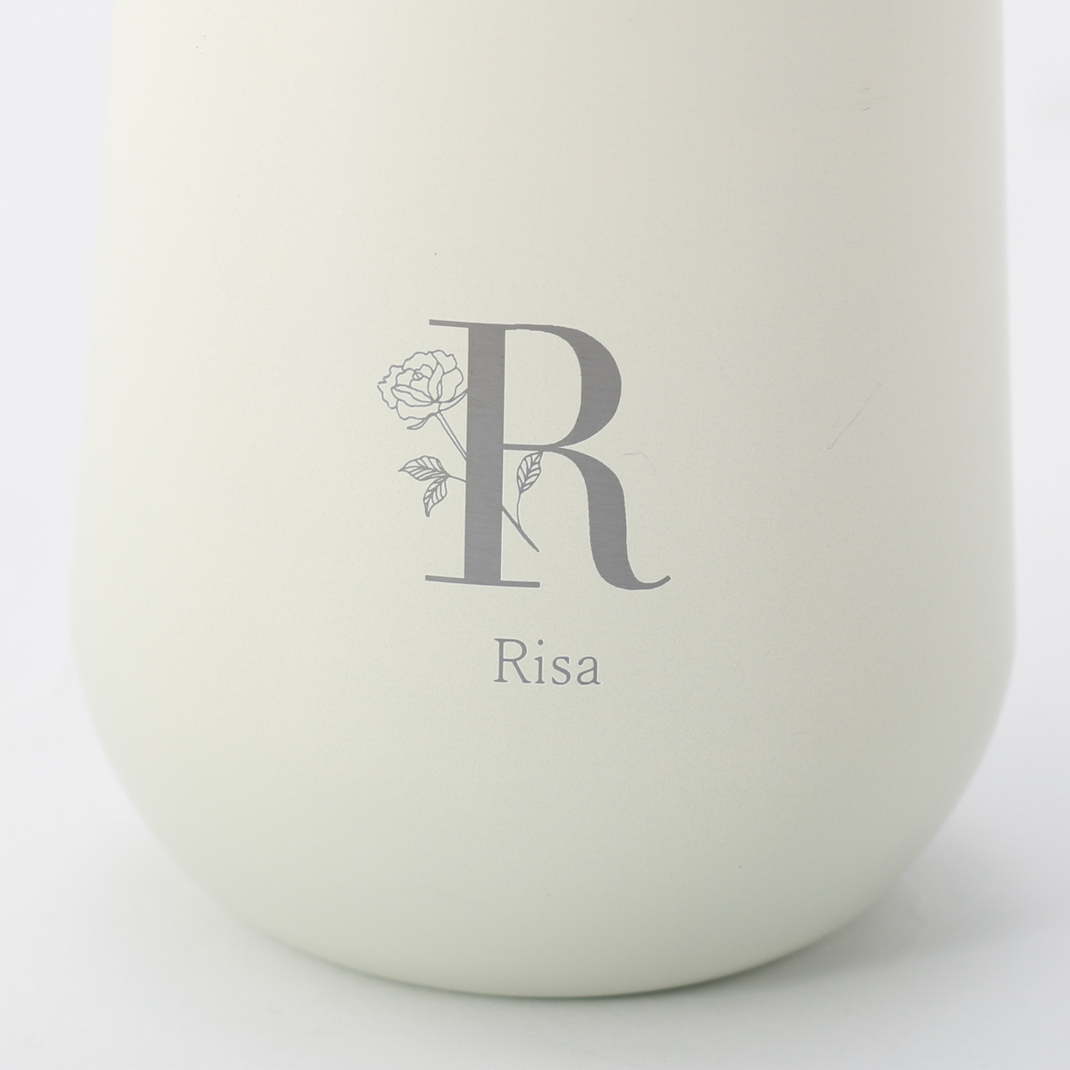 イニシャル刻印グラデーションサーモラウンドタンブラー 名入れ