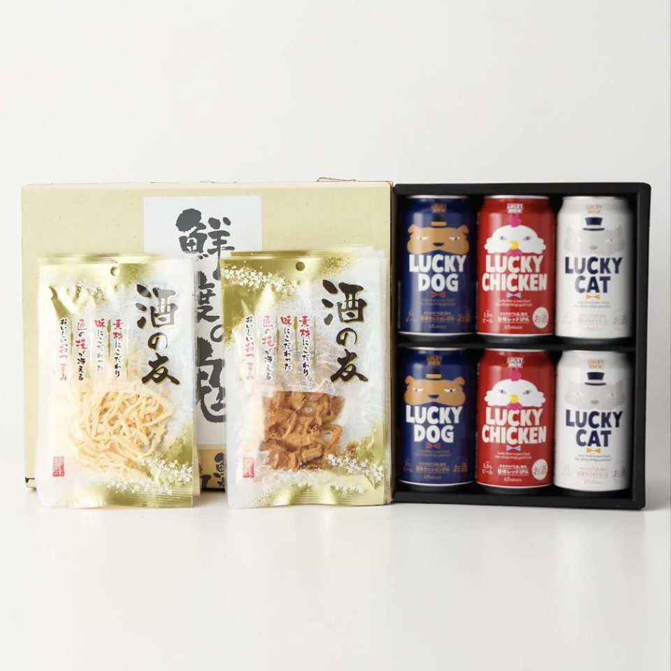 黄桜 LUCKY BREWとおつまみ珍味セット