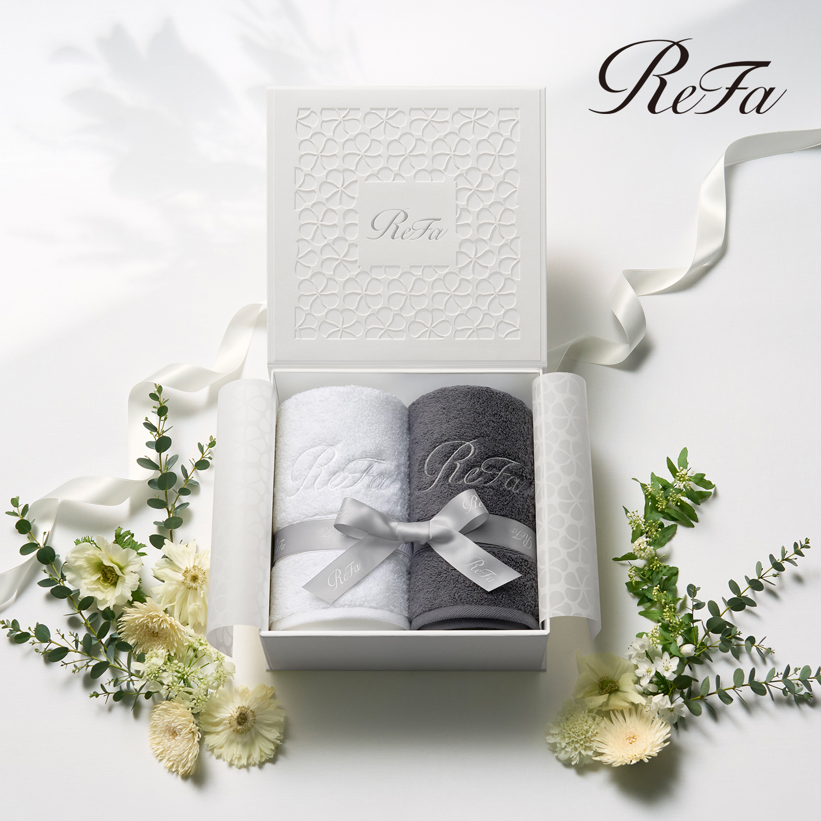 ReFa HAIR FACE TOWEL PAIR SET リファヘアフェイスタオルペアセット