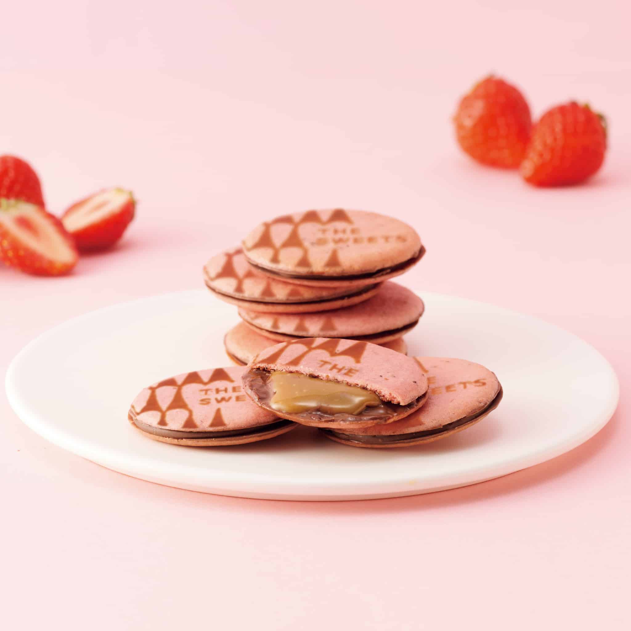 キャラメルサンドクッキー（オリジナル＆苺）