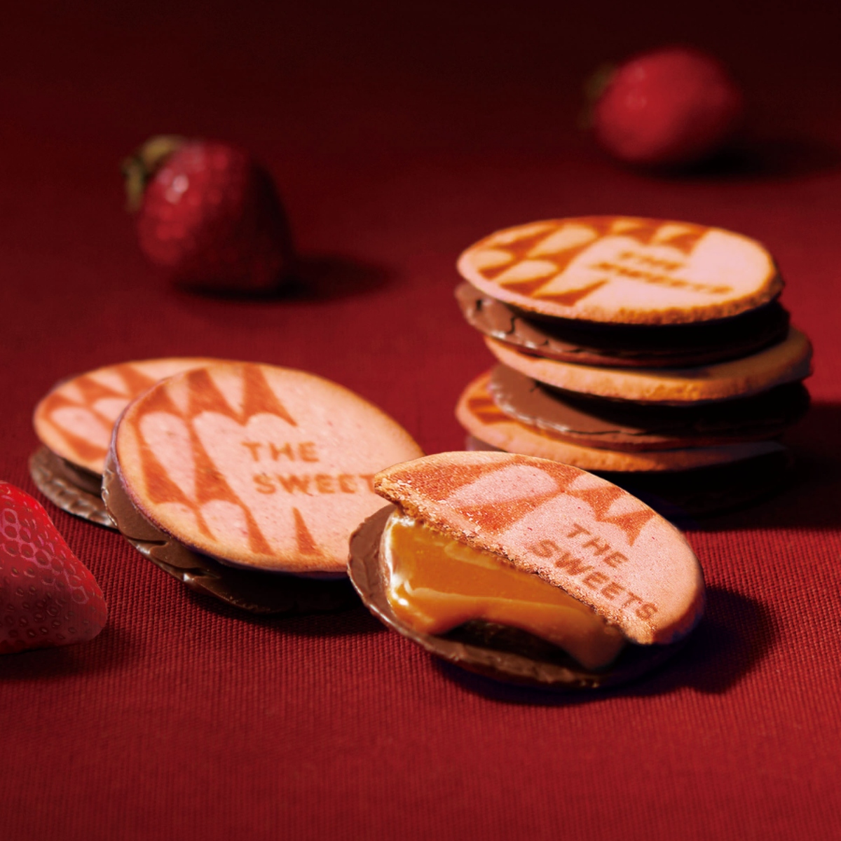 キャラメルサンドクッキー（オリジナル＆苺）