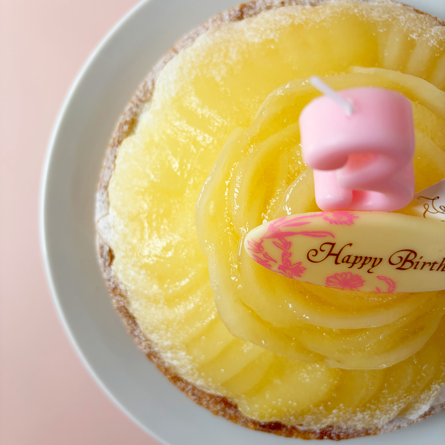 バースデー専用 プレート付き ラフランスチーズタルト
