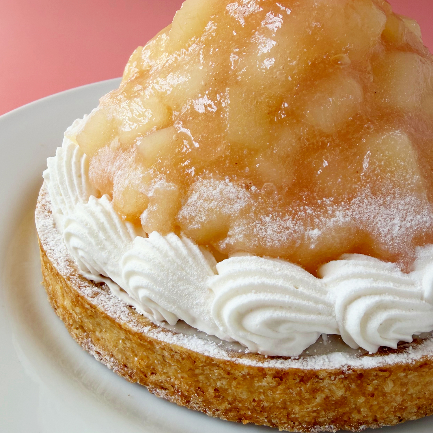 バースデー専用 プレート付き 桃のチーズタルト