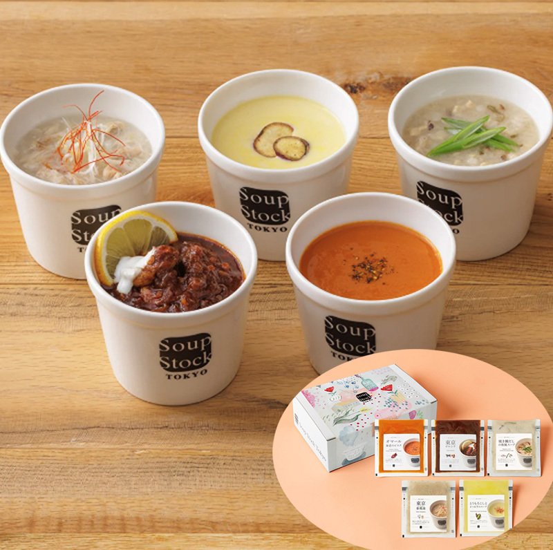 【母の日限定掛け帯付】人気のスープセット（５個）