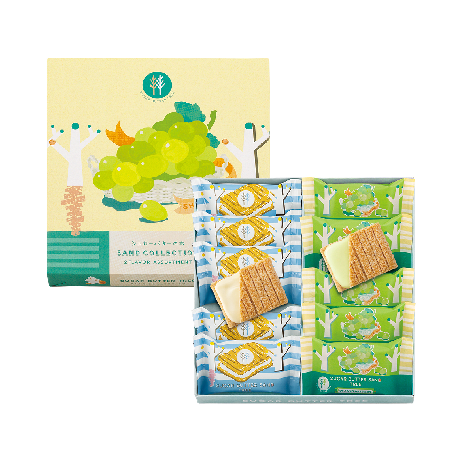 シャインマスカット シュガーバターの木サンドコレクション　12個入