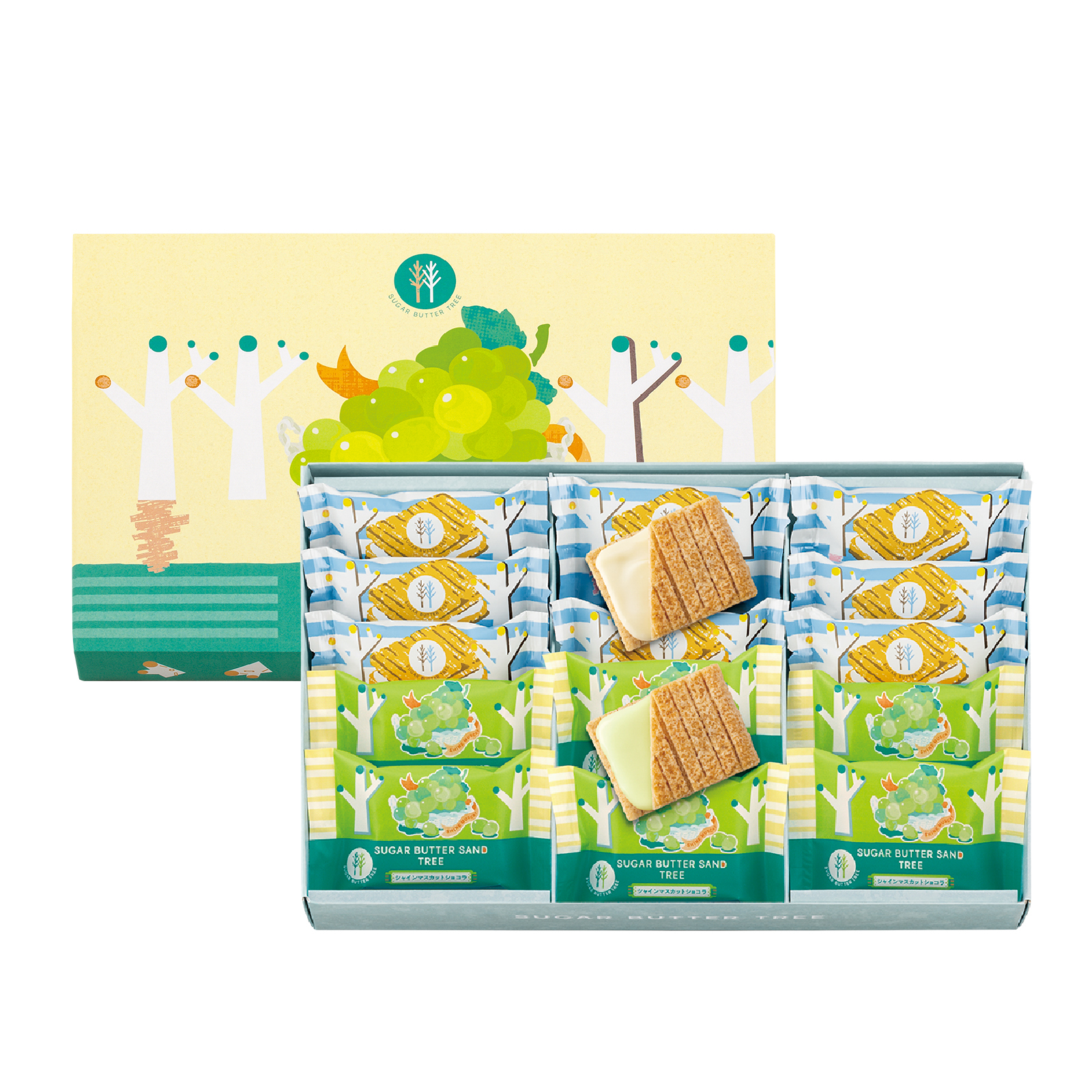 シャインマスカット シュガーバターの木サンドコレクション　16個入