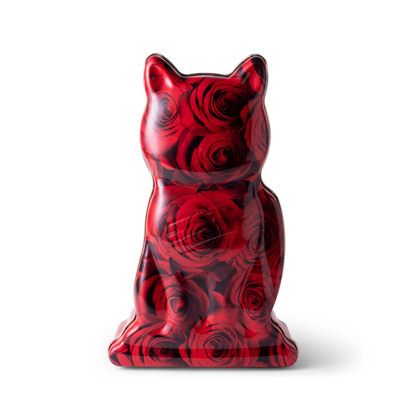 〈母の日ボックス＋カーネーション〉選べるお花柄の猫缶チョコ