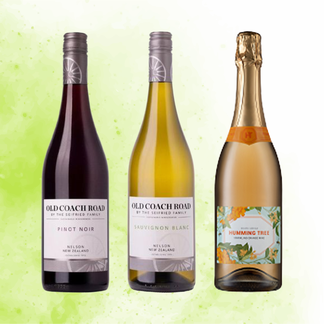 赤・白・オレンジ 3種のワインセット