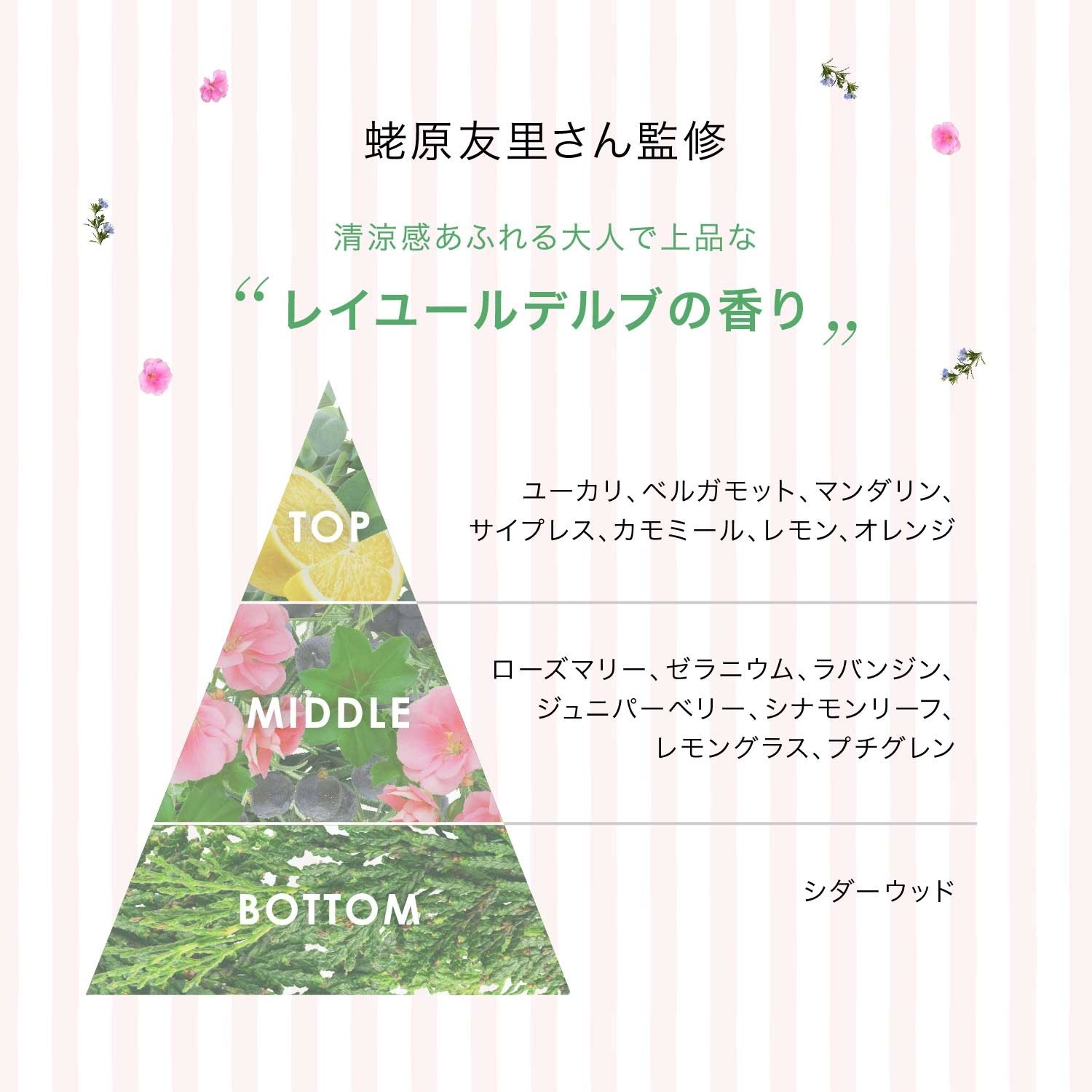 【蛯原友里×F ORGANICS】リップバターバーム E＜レイユールデルブの香り＞