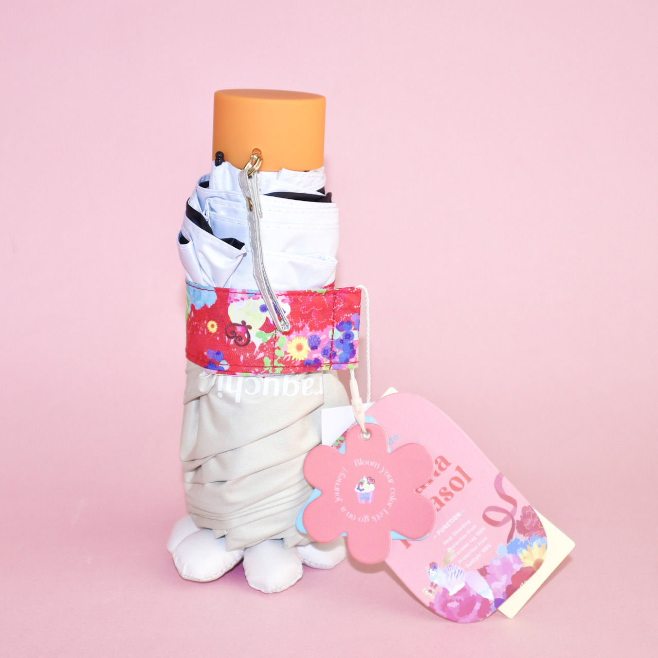 【母の日】お花パラソル karendo×ホラグチカヨ コラボ＆フラフル 母の日カーネーションケース付きset