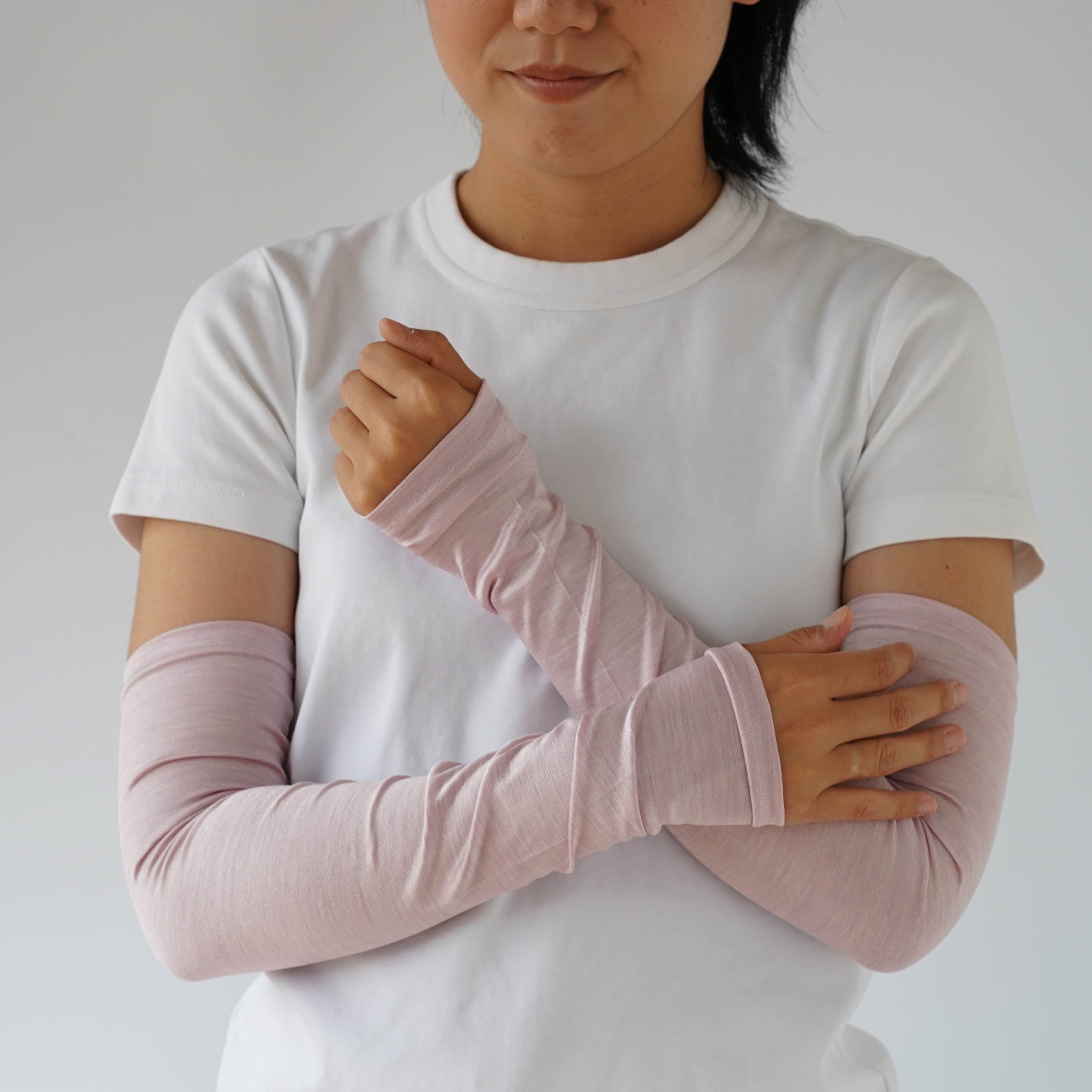 【還暦祝い】シルクアームカバーと生花アレンジメントの華やかセット