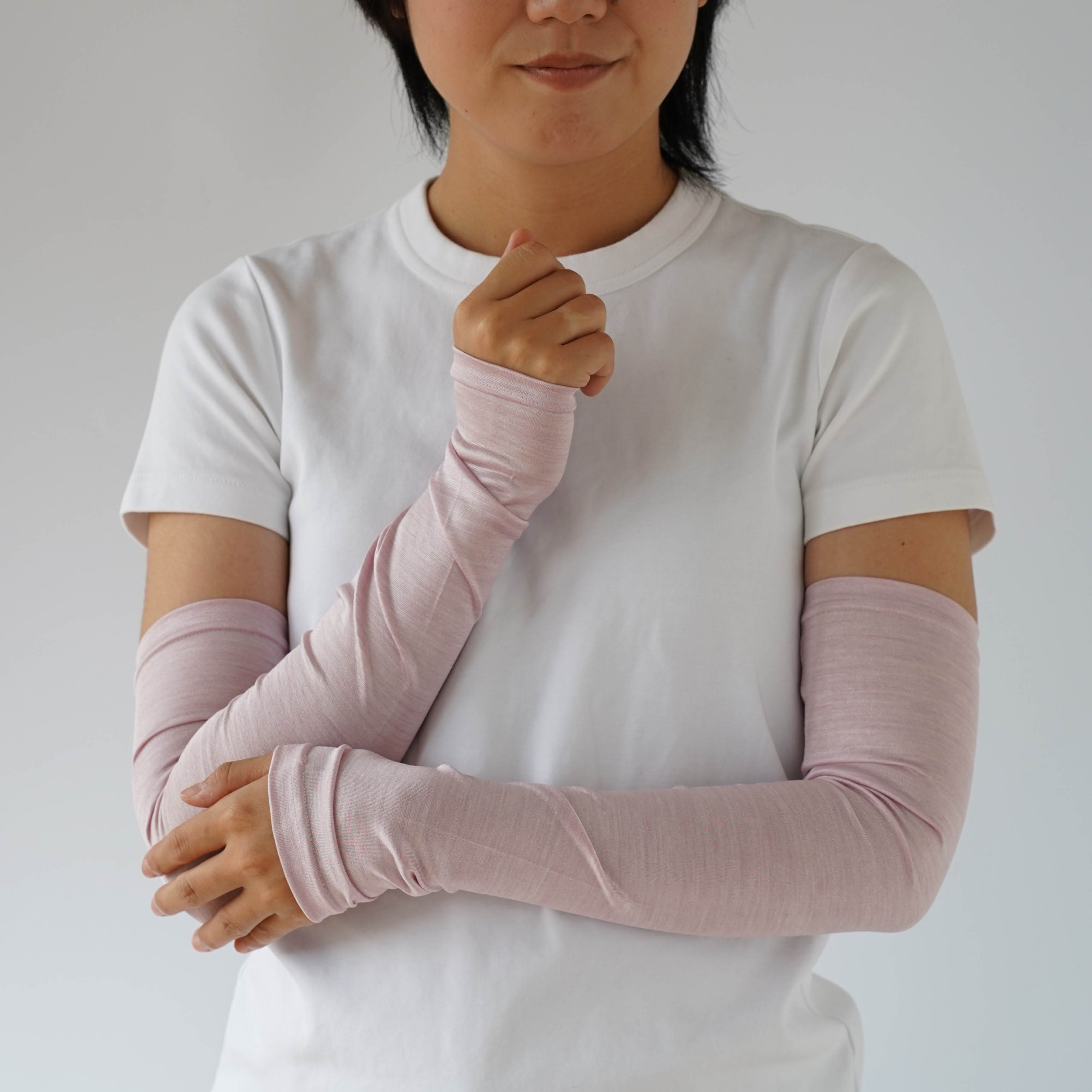 【還暦祝い】シルクアームカバーと生花アレンジメントの華やかセット