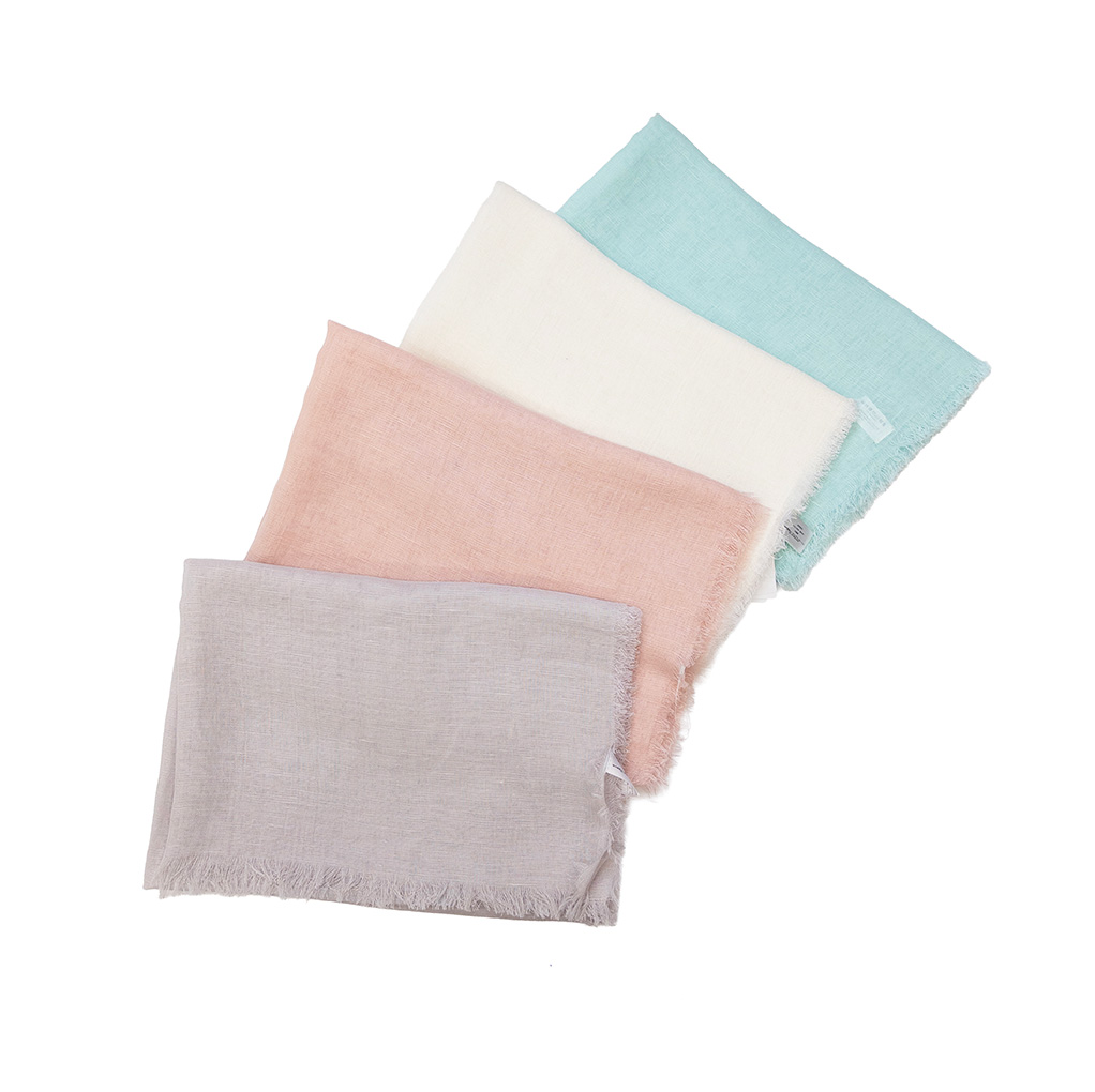 ふんわり柔らか綿麻ストール《UVケア》