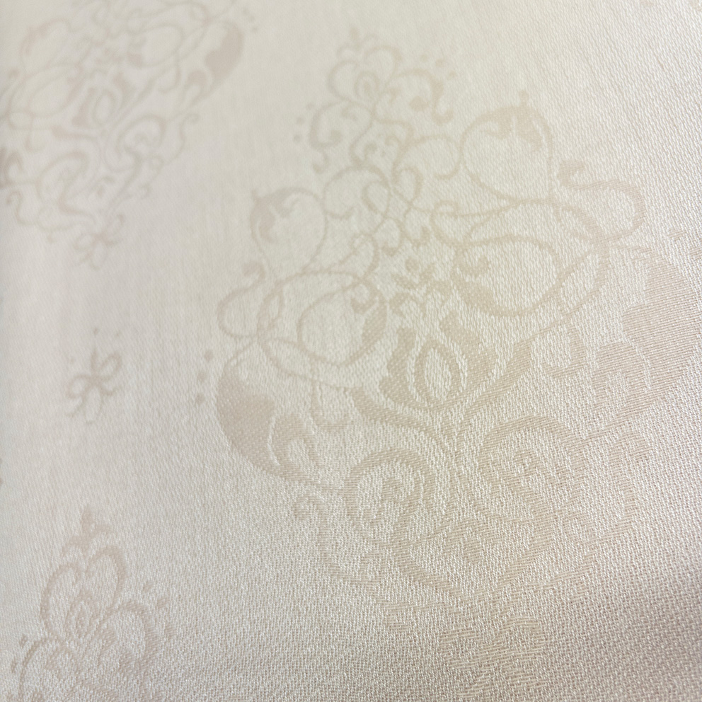 パステルカラーの薄手ダマスクJQストール《UVケア》