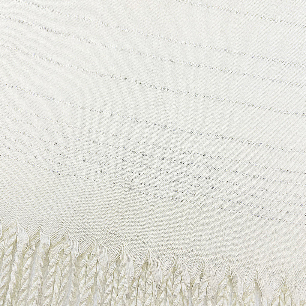 薄手ラメボーダーストール《UVケア》