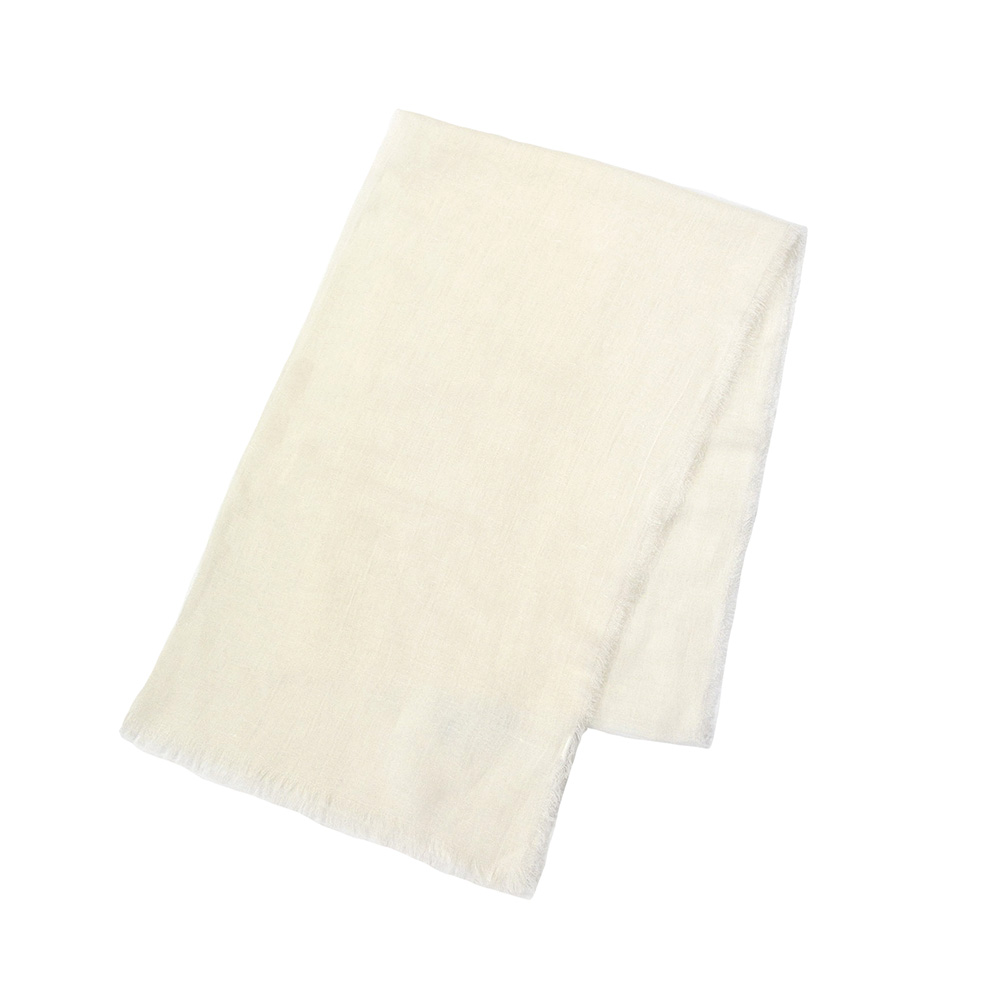 綿麻無地ストールとバックスリットハットのセット