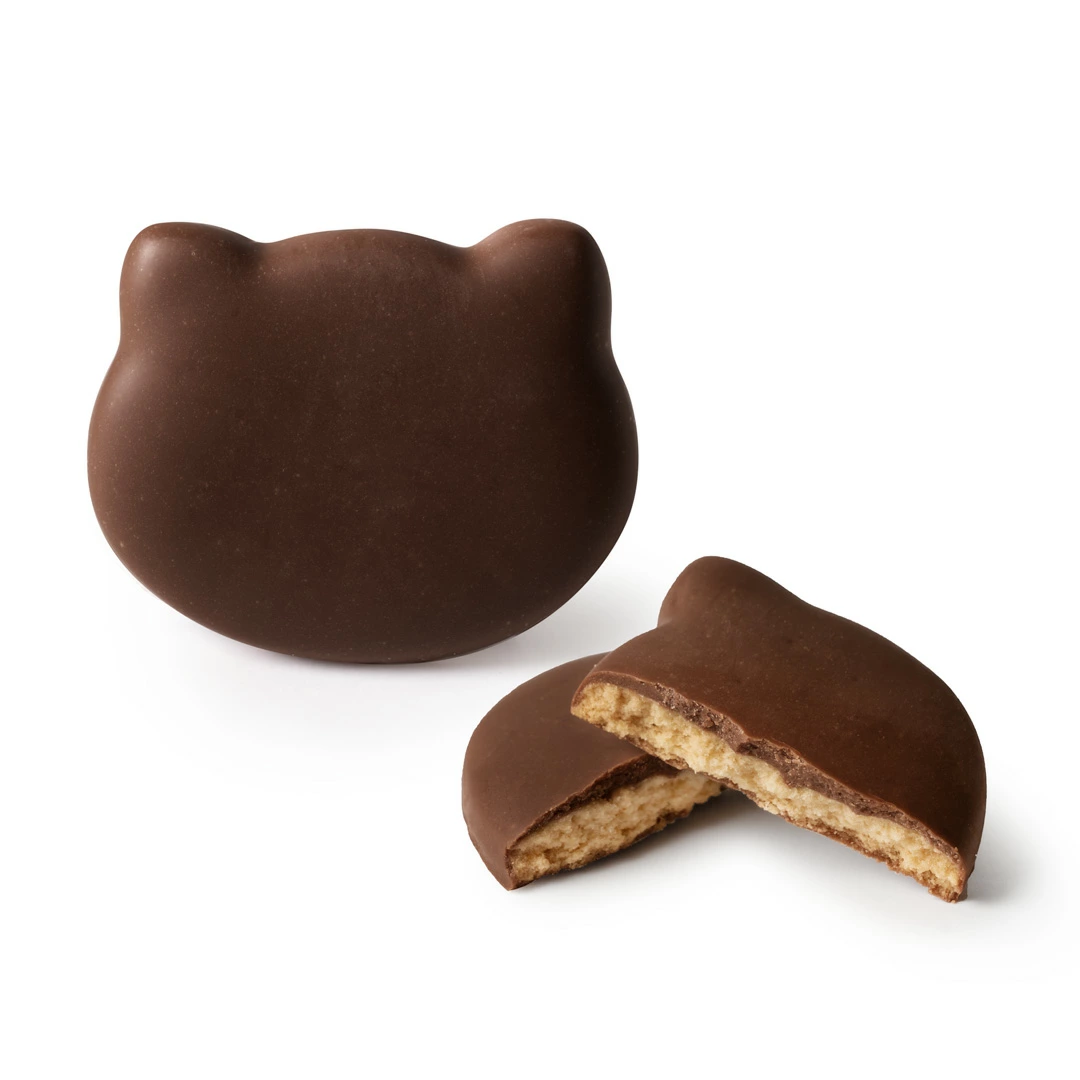 〈ボックス＋カーネーションセット〉ねこ好きなお母さんへ！コーヒーとクッキー缶のセット