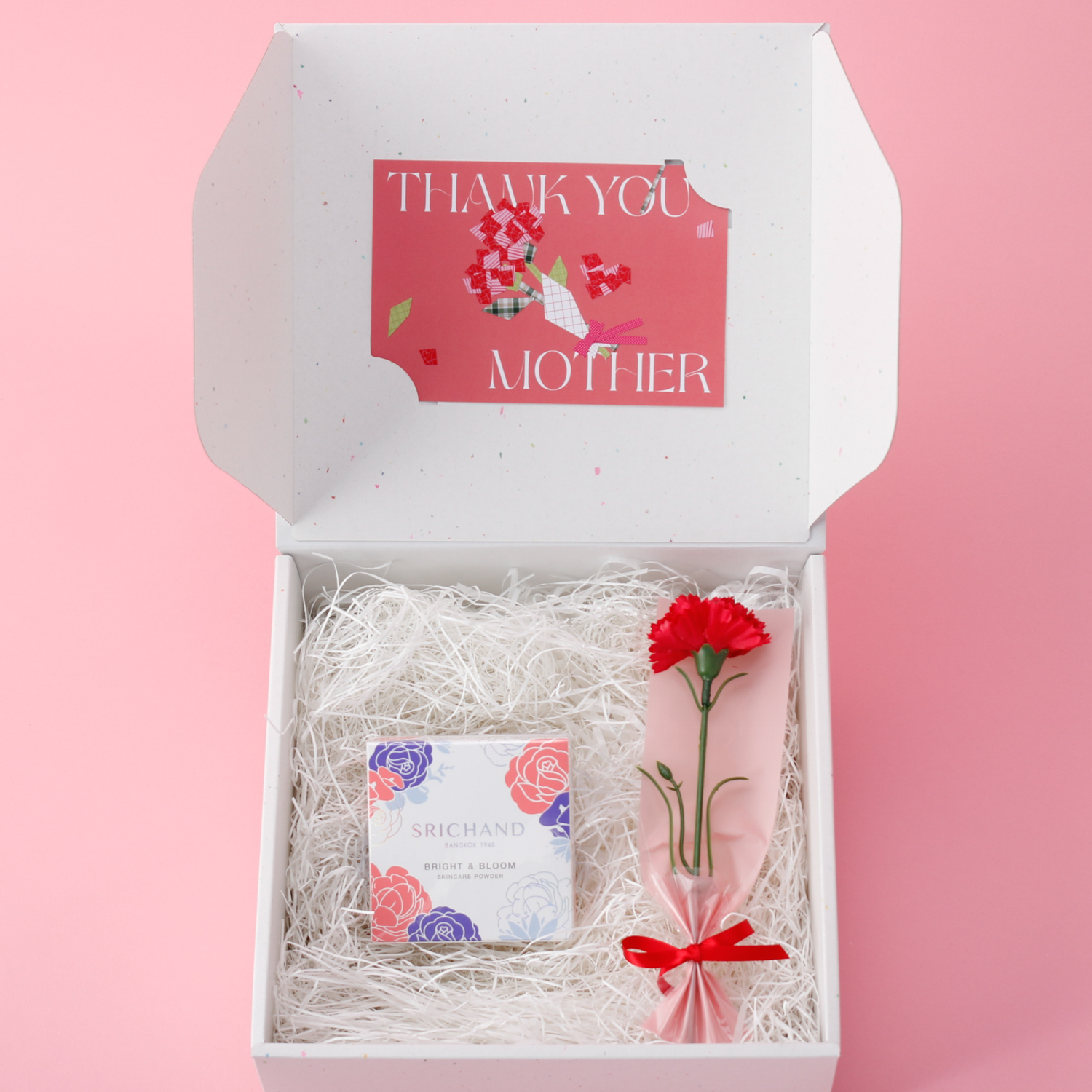 母の日のプレゼントに！カーネーションと選べる暑い夏を乗り切るコスメのセット