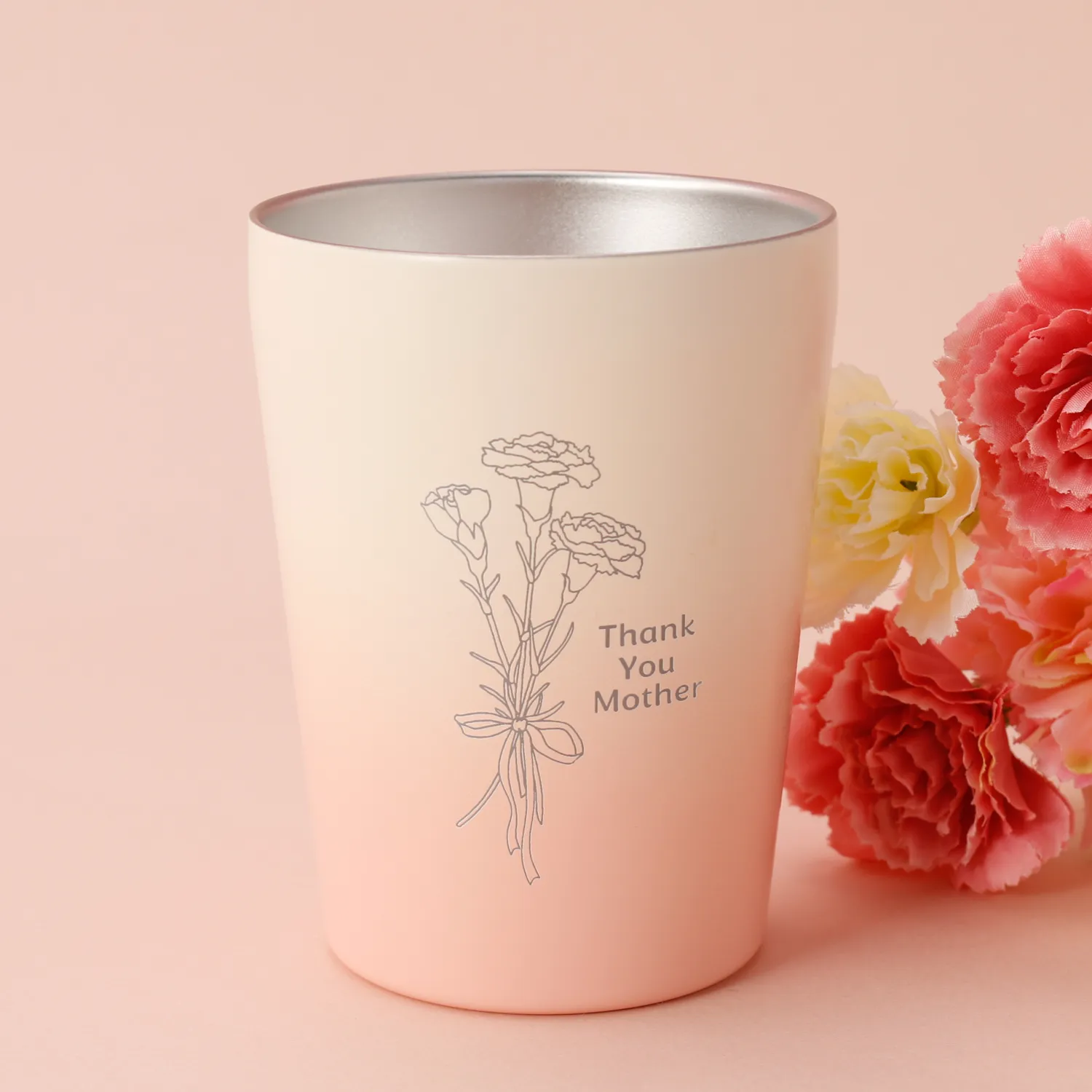 【BOXセット】母の日タンブラー&お花の今治ハンカチ