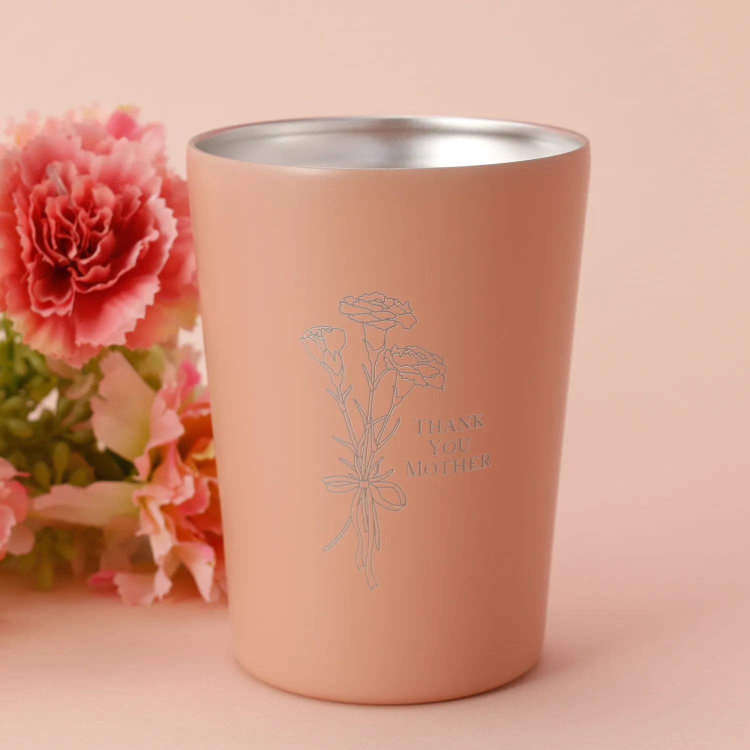 【BOXセット】母の日タンブラー&お花の今治ハンカチ