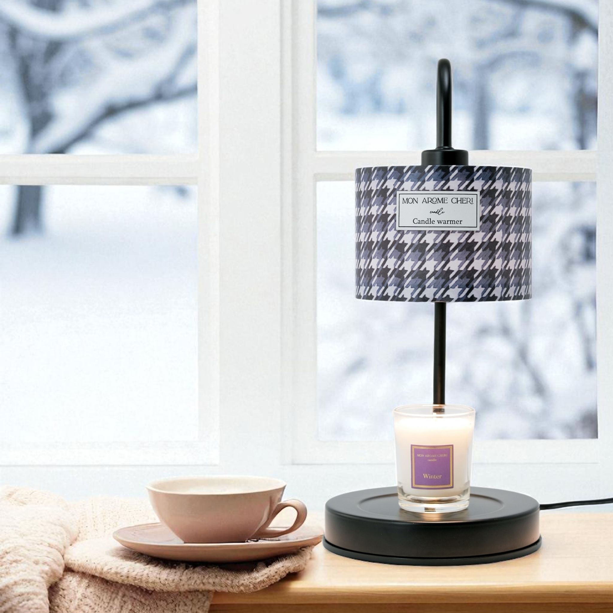 母の日限定 ありがとうを贈る癒しのフルギフト　キャンドルウォーマー＆アロマキャンドル＆フェイスマスク