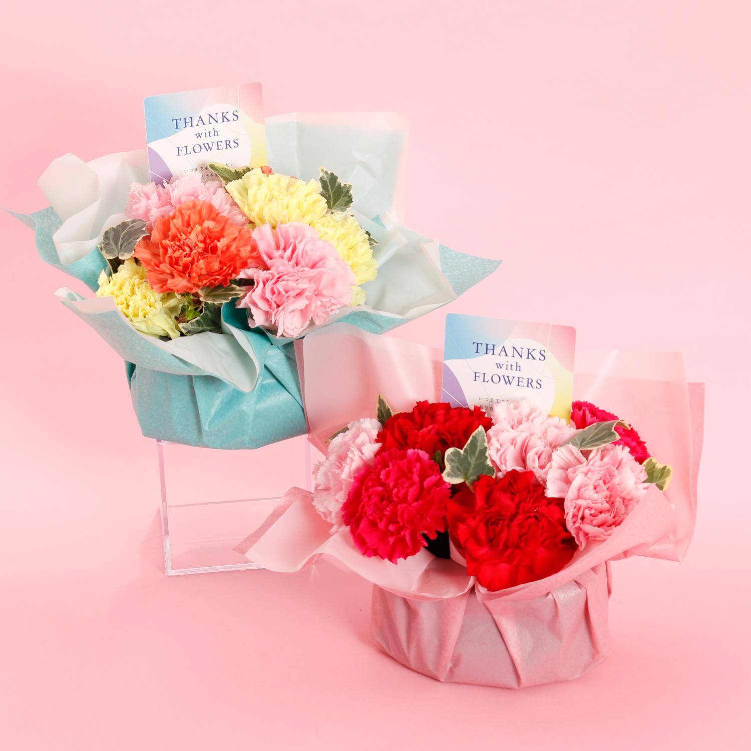 【Mother's DAY】選べる母の日限定生花＆オリジナルバスボム9個入り