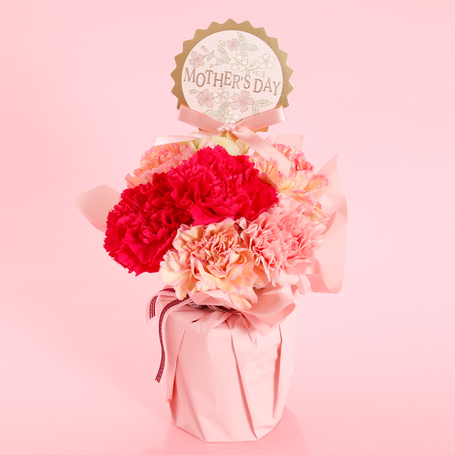 【Mother's DAY】選べる母の日限定生花＆オリジナルバスボム9個入り