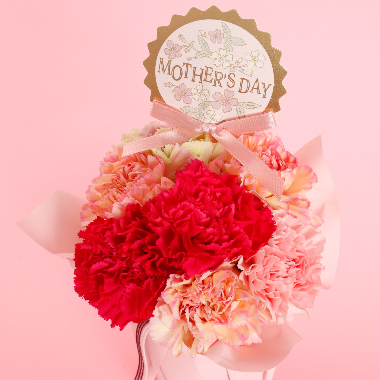 【Mother's DAY】選べる母の日限定生花＆オリジナルバスボム9個入り