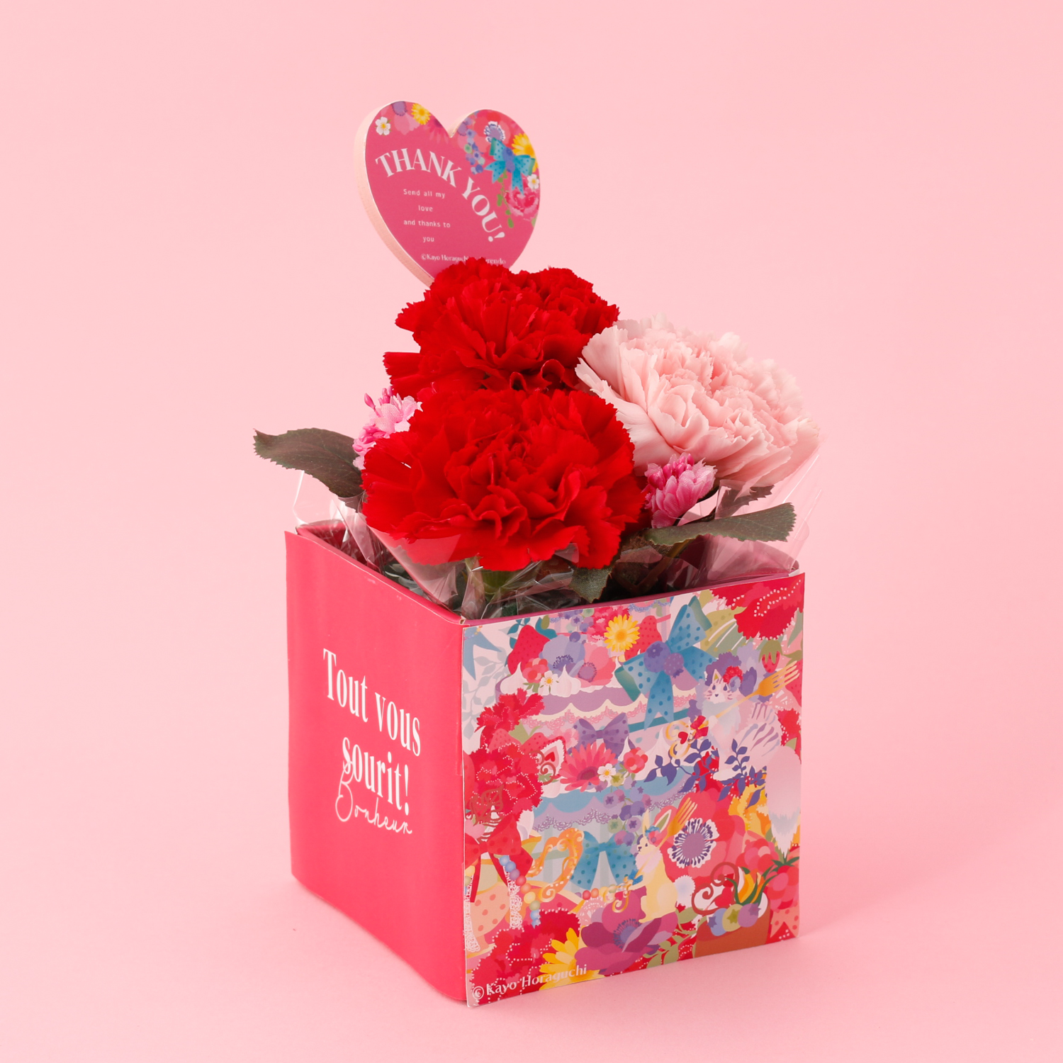 【Mother's DAY】選べる母の日限定生花＆オリジナルバスボム9個入り