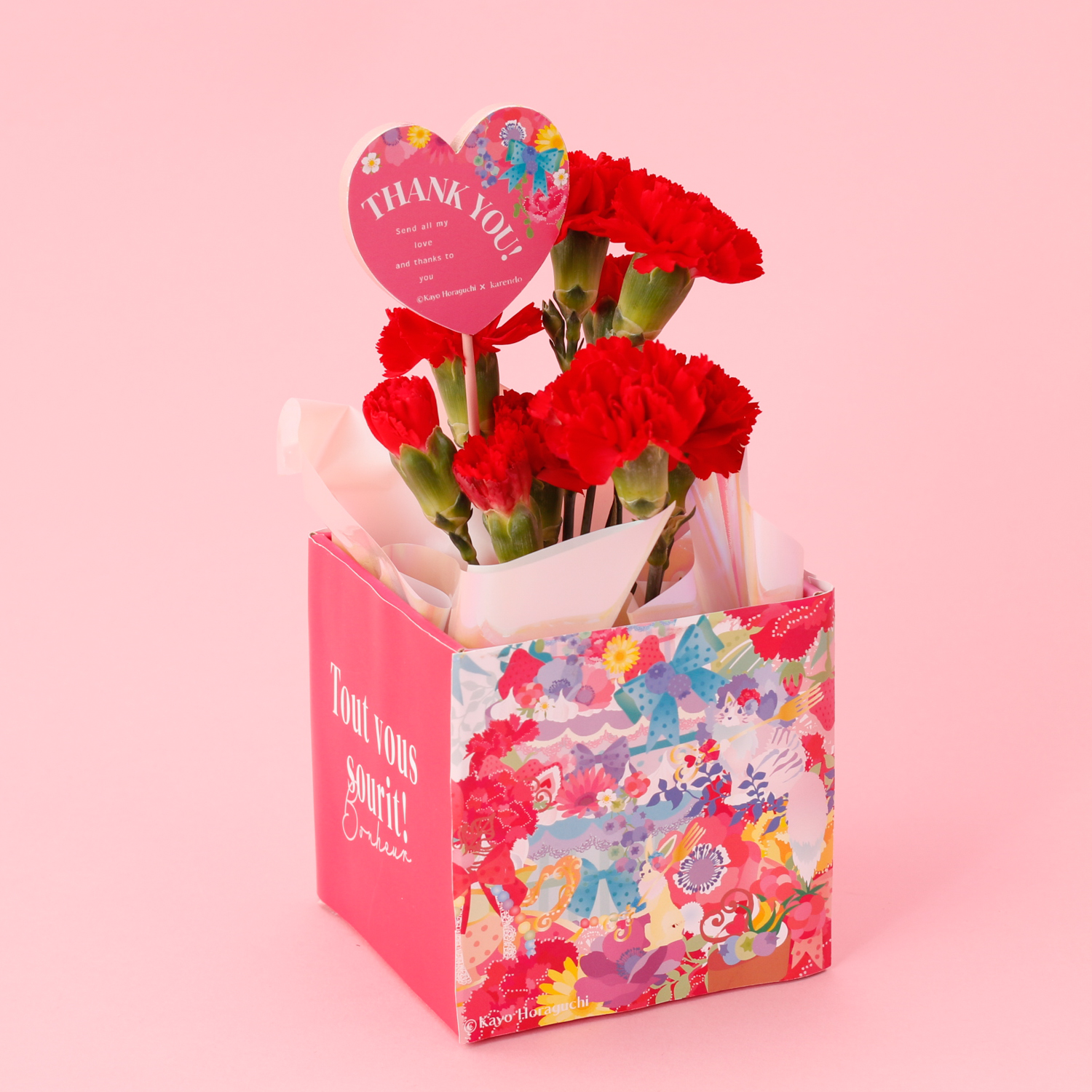 【Mother's DAY】選べる母の日限定生花＆オリジナルバスボム9個入り