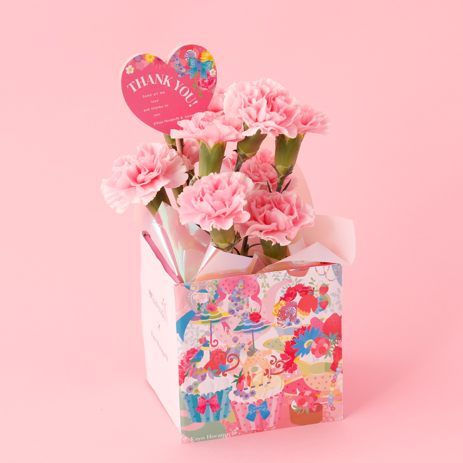 【Mother's DAY】選べる母の日限定生花＆オリジナルバスボム9個入り