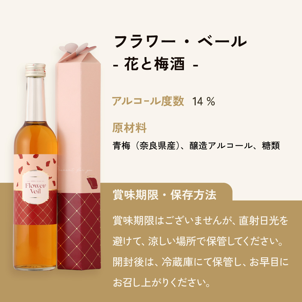 フラワー・ベール -花と梅酒-