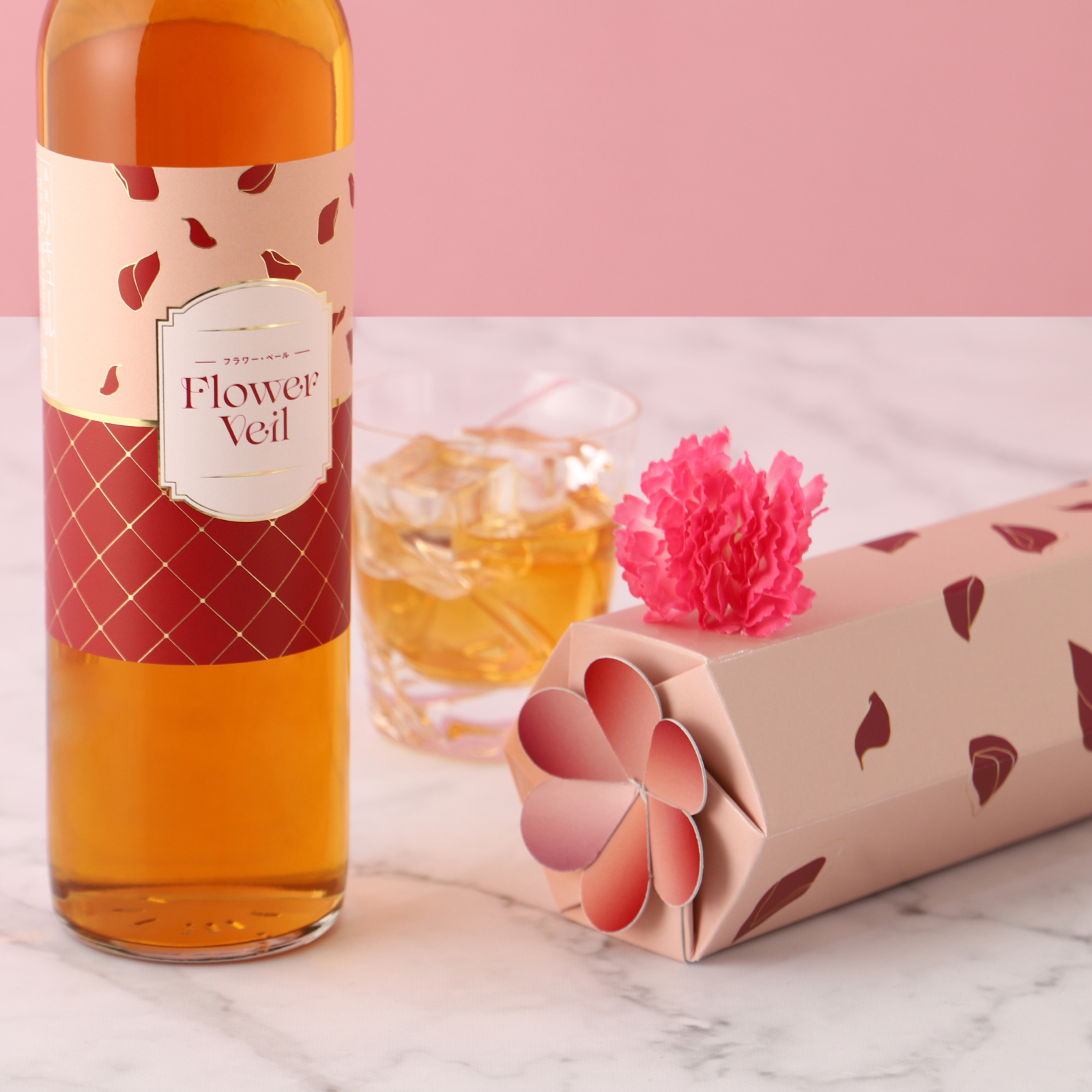 フラワー・ベール -花と梅酒-