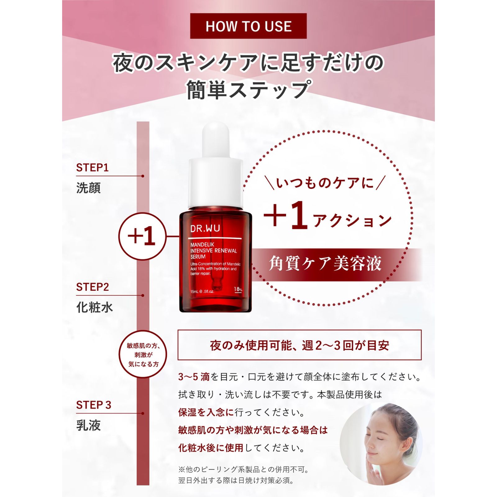 マンデリック インテンシブ リニューアル セラム 18％ 15ml