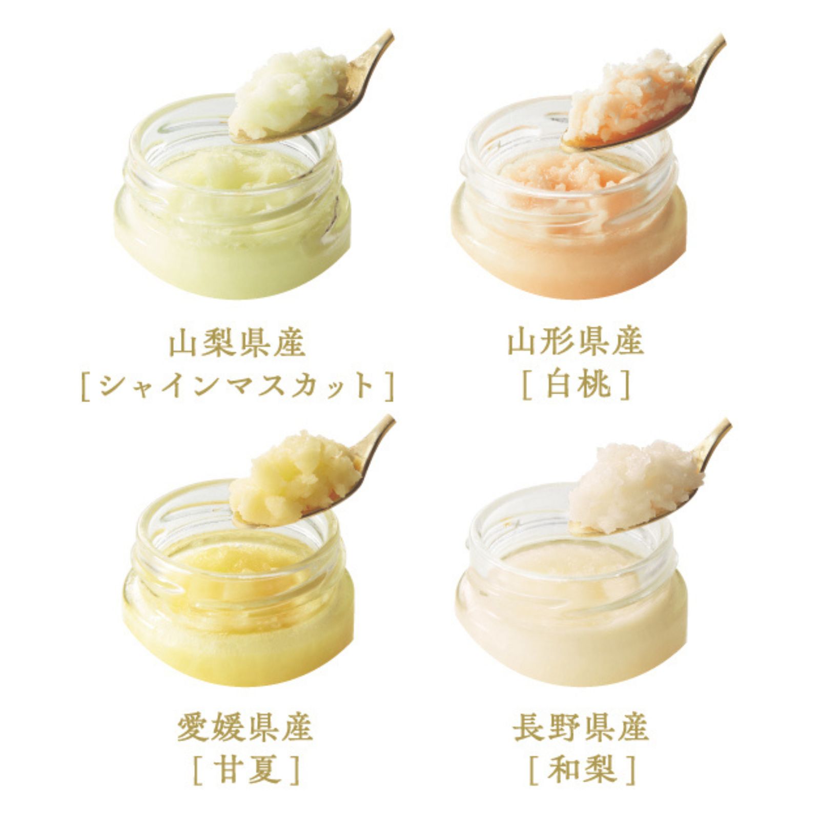 凍らせて食べるフルーツソルベ（６個）