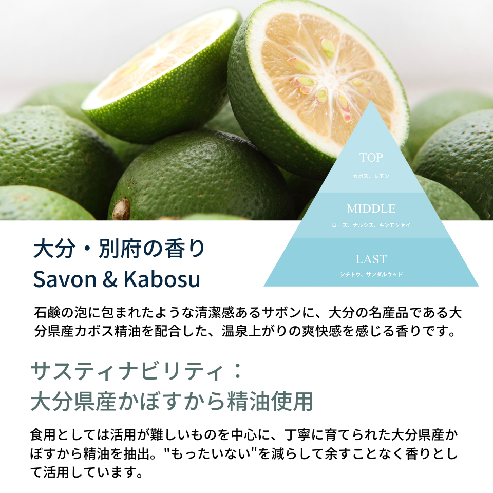 九州の香りを楽しむバスパウダー6種のセット