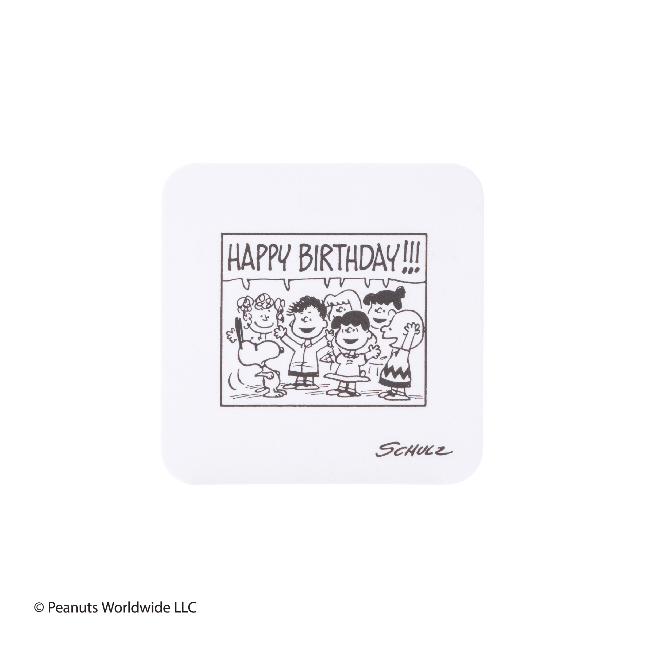 スヌーピー コーヒー for greetings With a lot of love on your birthday (お誕生日おめでとう)