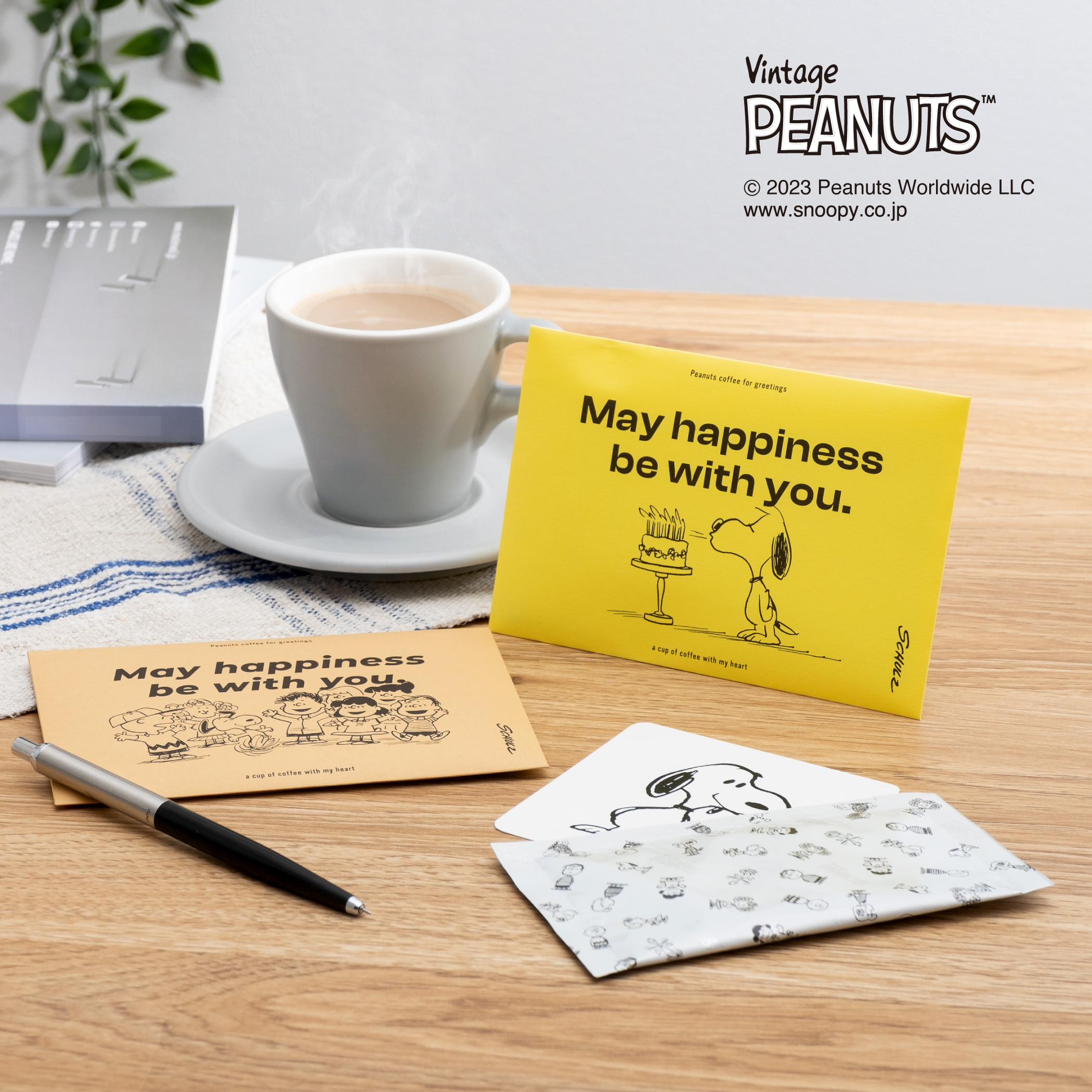 スヌーピー コーヒー  for greetings ダブルミルクカフェラテ