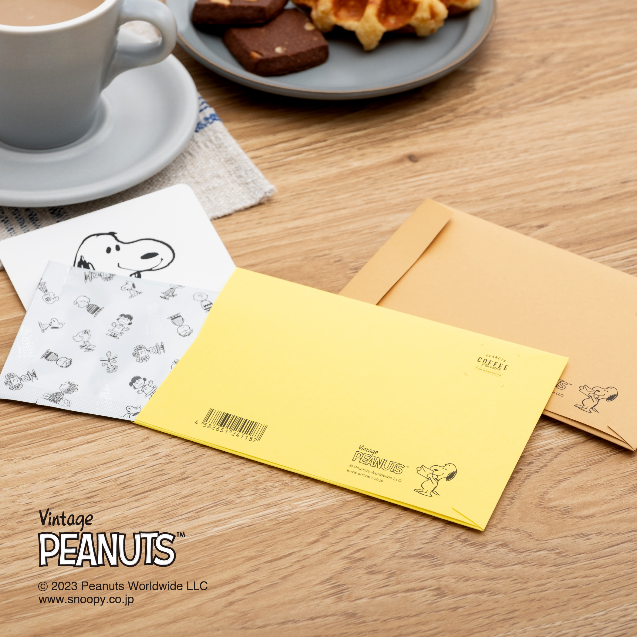スヌーピー コーヒー  for greetings ダブルミルクカフェラテ