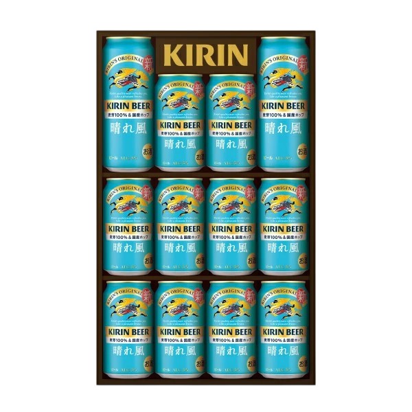 大切な人へ、晴れ渡る美味を　キリン晴れ風12缶セット(500ml×2本、350ml×10本)
