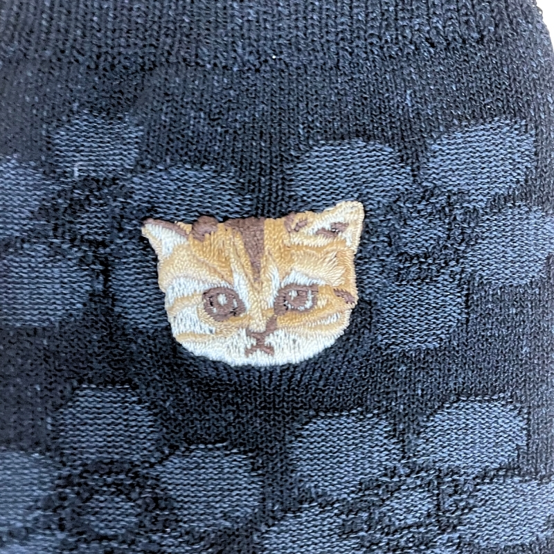 【レディース】花柄ヌネット刺繍 ロークルー丈ソックス