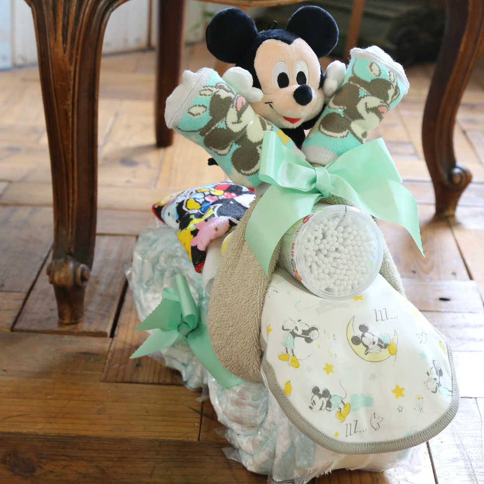 おむつケーキ　ディズニー