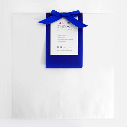 fukeru-眼鏡が拭けるハンカチ　fruits (Lサイズ)