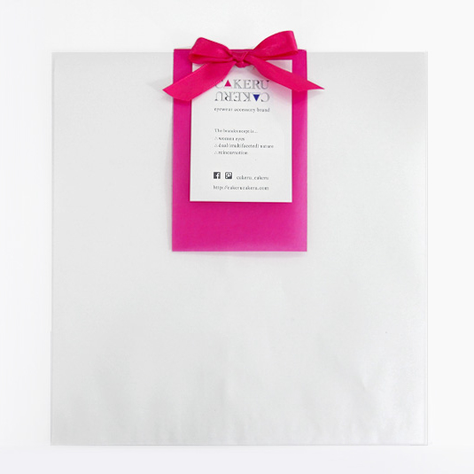 fukeru-眼鏡が拭けるハンカチ　fruits (Lサイズ)