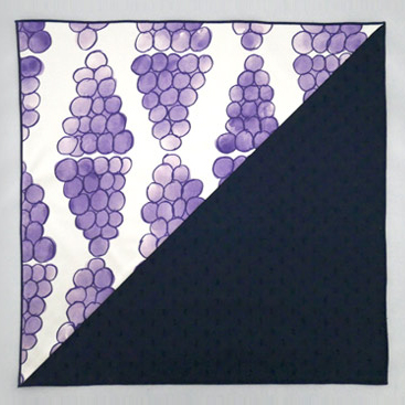 fukeru-眼鏡が拭けるハンカチ　fruits (Lサイズ)