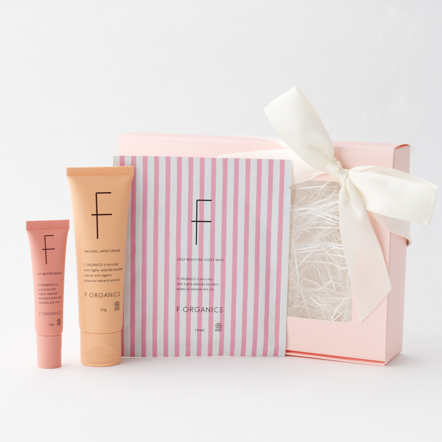 【蛯原友里×F ORGANICS】夜のご褒美・お顔と手元の集中保湿3点セット