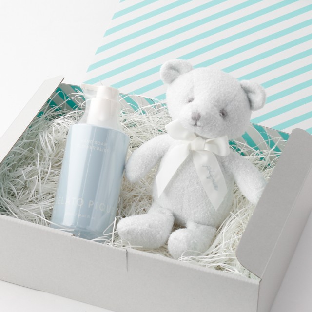 【BABY】くまぬいぐるみ＆ハンドソープBOX