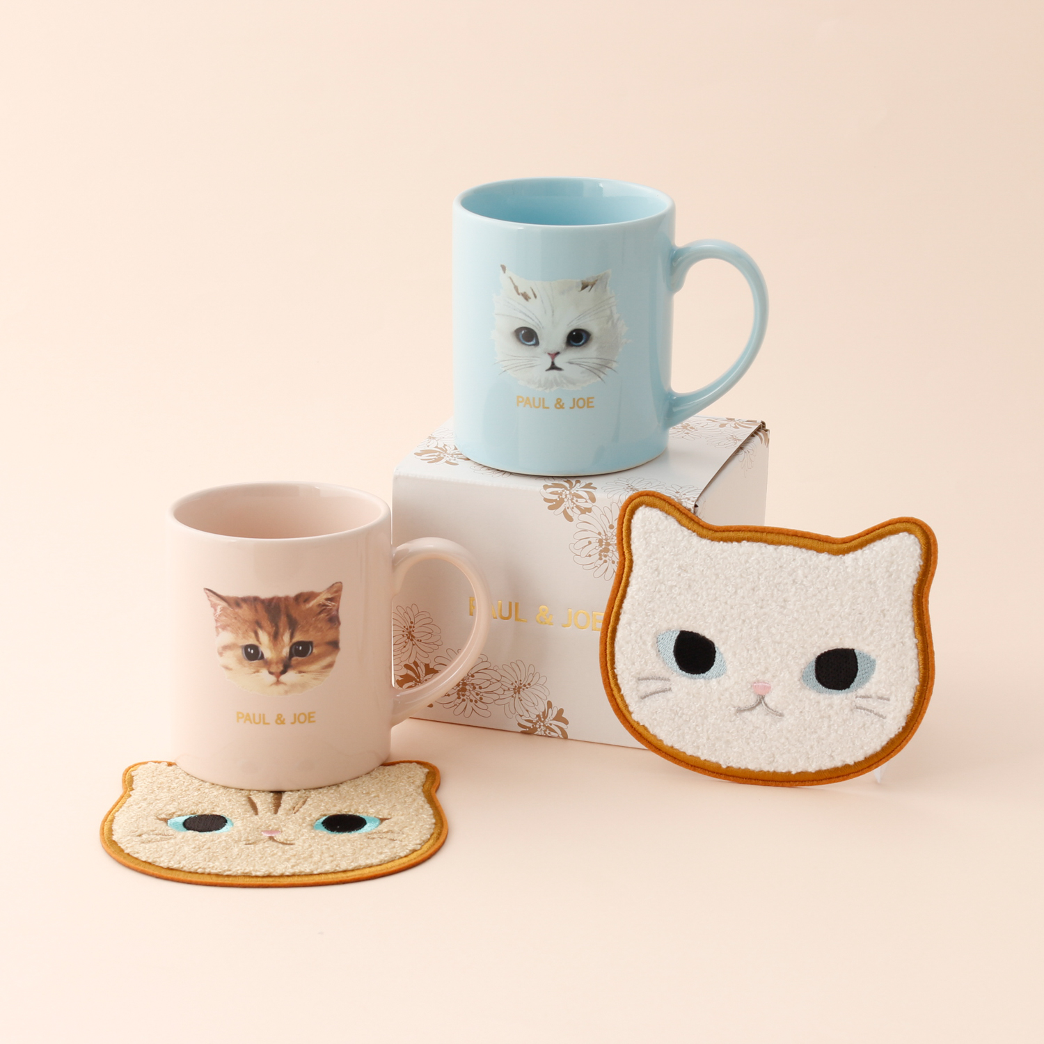 【BOX付き】ポール＆ジョー マグカップ＆コースター《ヌネット/ジプシー》